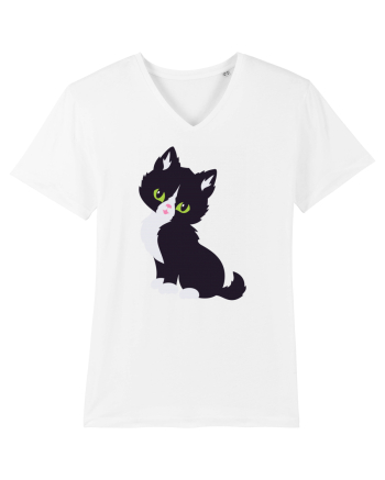 Pisica Neagra Halloween 7 White