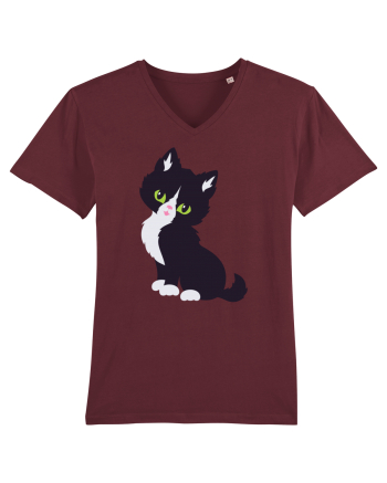 Pisica Neagra Halloween 7 Burgundy