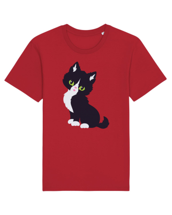 Pisica Neagra Halloween 7 Red