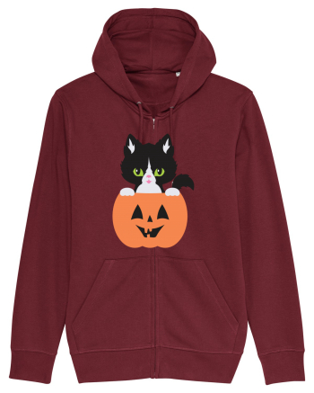 Pisica Neagra Halloween 8 Burgundy