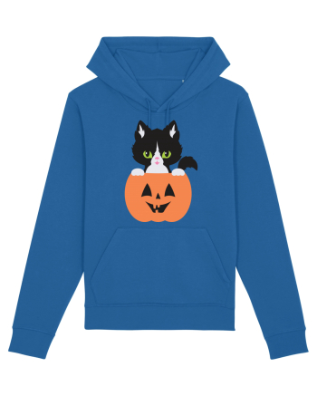 Pisica Neagra Halloween 8 Royal Blue