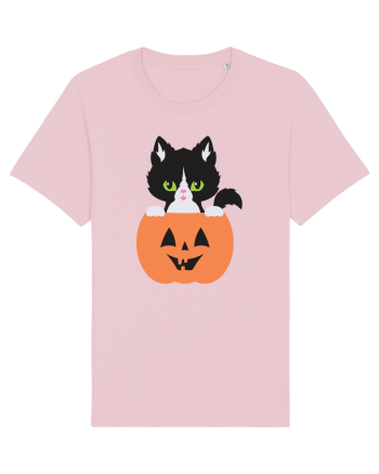 Pisica Neagra Halloween 8 Cotton Pink