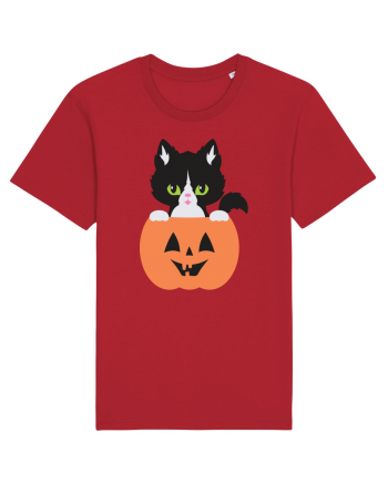 Pisica Neagra Halloween 8 Red
