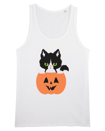 Pisica Neagra Halloween 8 White