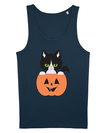 Pisica Neagra Halloween 8 Navy