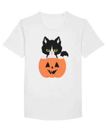 Pisica Neagra Halloween 8 White