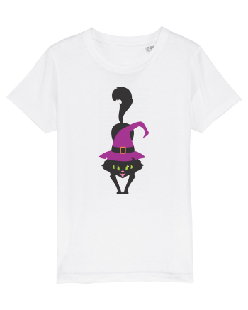 Pisica Neagra Halloween 9 White