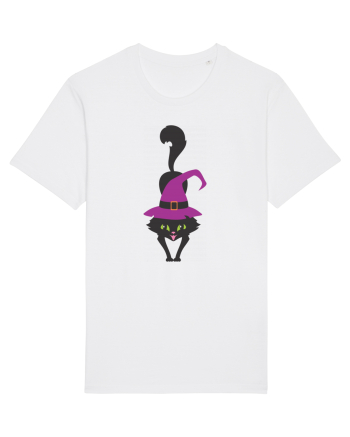 Pisica Neagra Halloween 9 White