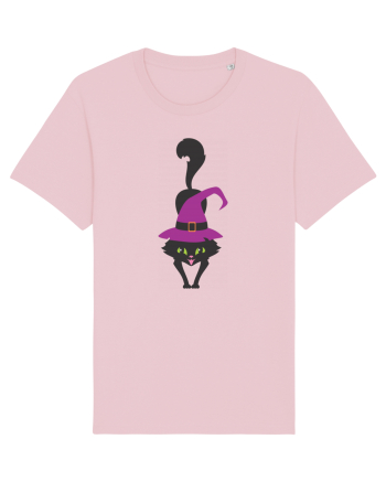 Pisica Neagra Halloween 9 Cotton Pink