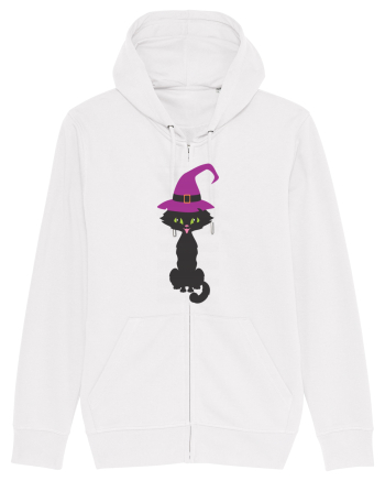 Pisica Neagra Halloween 10 White