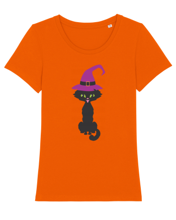 Pisica Neagra Halloween 10 Bright Orange