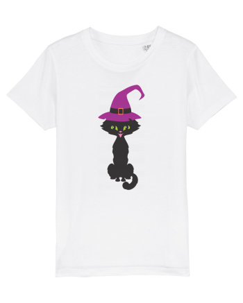 Pisica Neagra Halloween 10 White