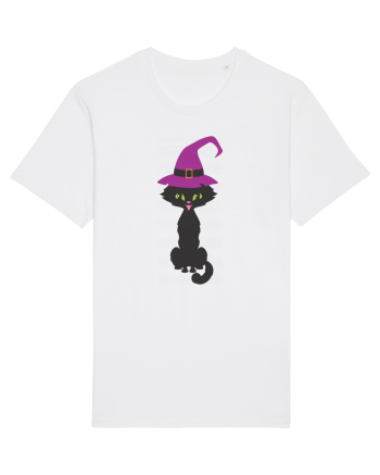 Pisica Neagra Halloween 10 White