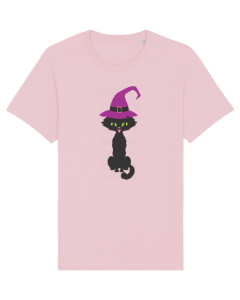 Pisica Neagra Halloween 10 Cotton Pink
