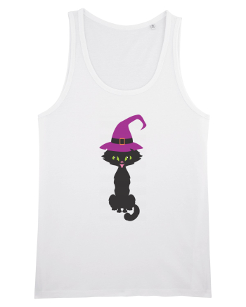 Pisica Neagra Halloween 10 White