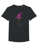 Pisica Neagra Halloween 10 Tricou mânecă scurtă guler larg Bărbat Skater