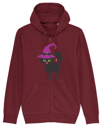 Pisica Neagra Halloween 11 Burgundy