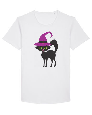 Pisica Neagra Halloween 11 White