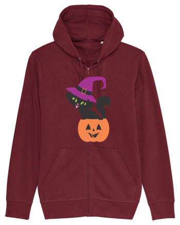 Pisica Neagra Halloween 12 Burgundy
