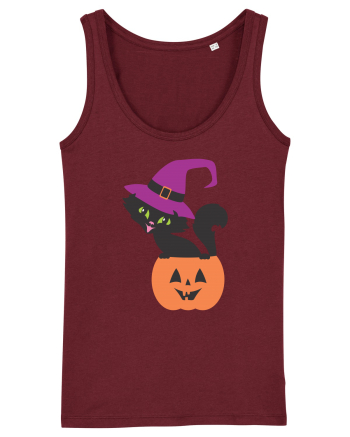 Pisica Neagra Halloween 12 Burgundy