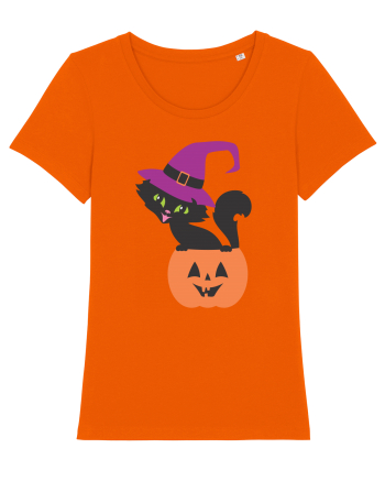 Pisica Neagra Halloween 12 Bright Orange