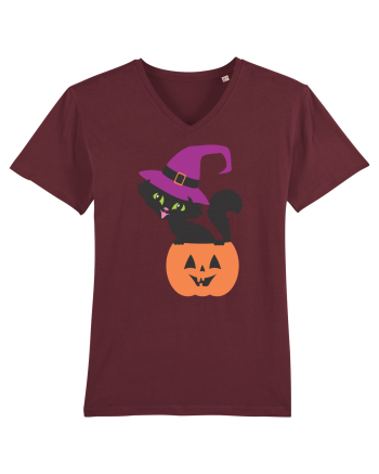 Pisica Neagra Halloween 12 Burgundy