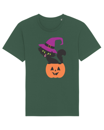 Pisica Neagra Halloween 12 Bottle Green