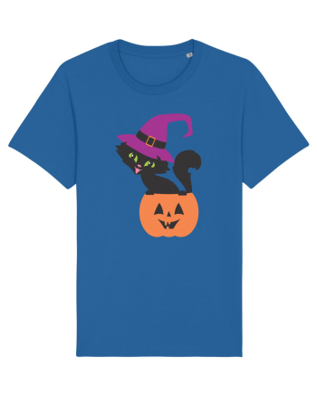 Pisica Neagra Halloween 12 Royal Blue