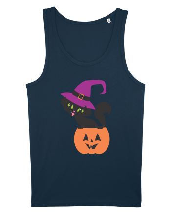 Pisica Neagra Halloween 12 Navy