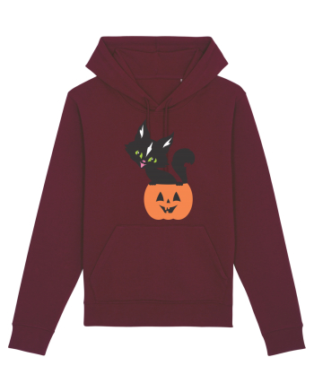 Pisica Neagra Halloween 13 Burgundy
