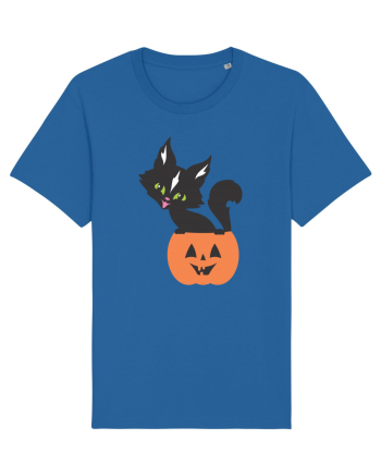 Pisica Neagra Halloween 13 Royal Blue