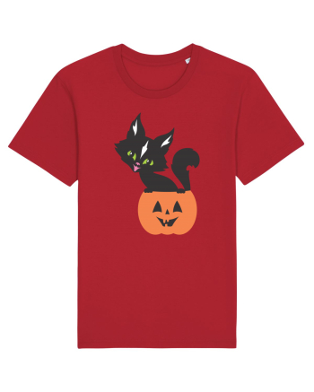 Pisica Neagra Halloween 13 Red