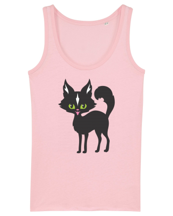 Pisica Neagra Halloween 14 Cotton Pink