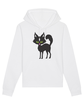 Pisica Neagra Halloween 14 White