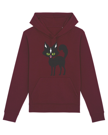 Pisica Neagra Halloween 14 Burgundy