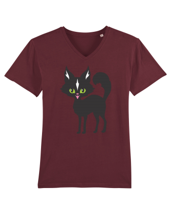 Pisica Neagra Halloween 14 Burgundy