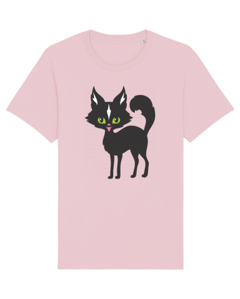 Pisica Neagra Halloween 14 Cotton Pink