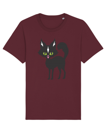 Pisica Neagra Halloween 14 Burgundy