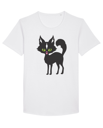 Pisica Neagra Halloween 14 White