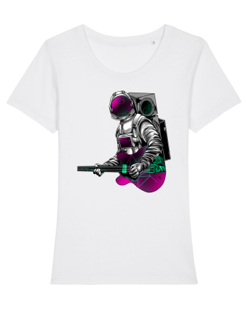 Astronaut Chitară White