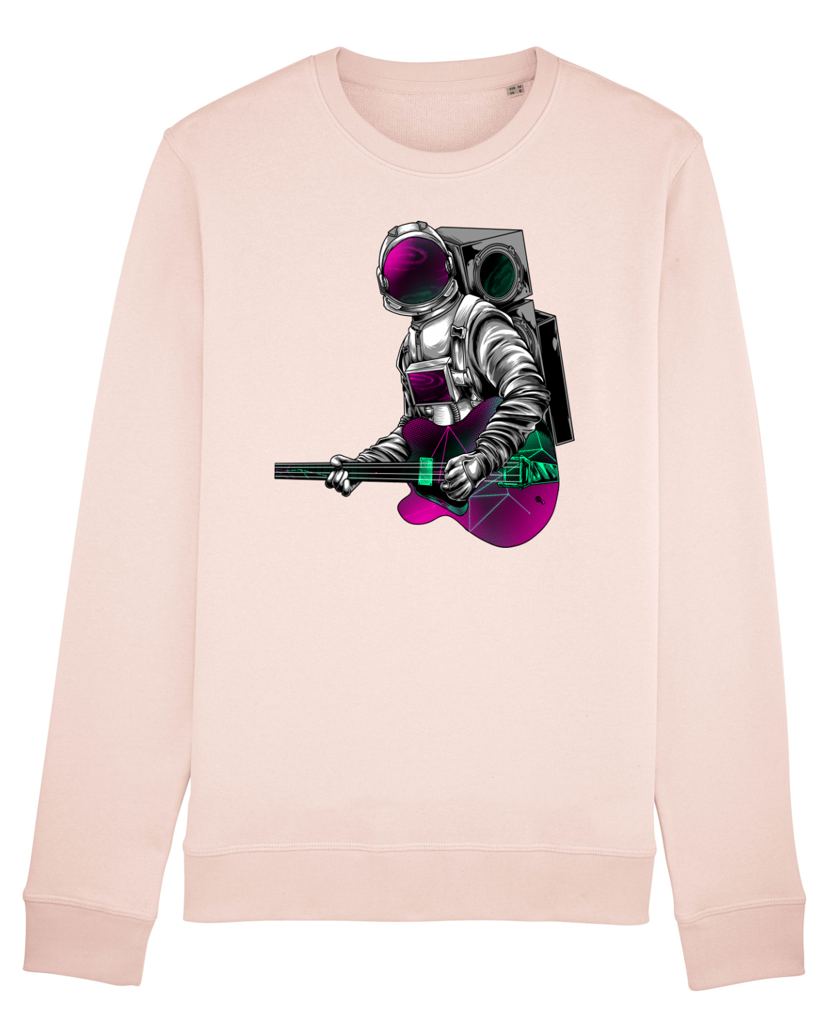 Bluză mânecă lungă Unisex Rise Candy Pink