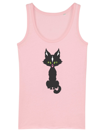Pisica Neagra Halloween 15 Cotton Pink