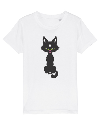 Pisica Neagra Halloween 15 White