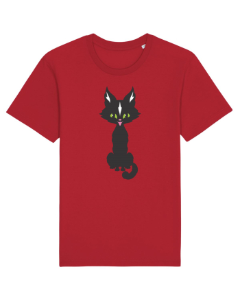 Pisica Neagra Halloween 15 Red