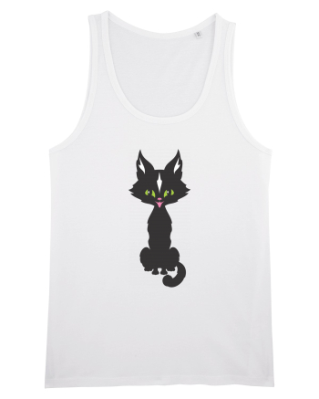 Pisica Neagra Halloween 15 White