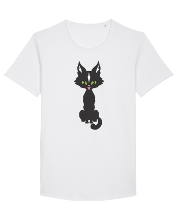 Pisica Neagra Halloween 15 White
