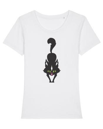 Pisica Neagra Halloween 16 White