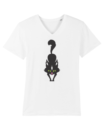 Pisica Neagra Halloween 16 White