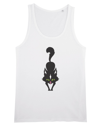 Pisica Neagra Halloween 16 White
