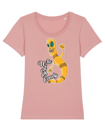Worm asking who eat his candy Canyon Pink